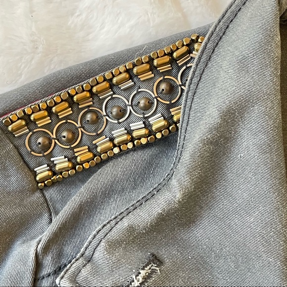 Free People Shrunken Officer Military Jacket - Picture 8 of 14